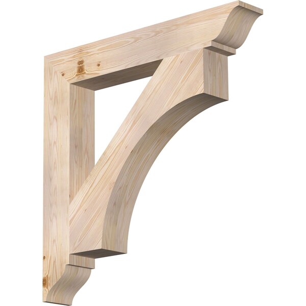 Ekena Millwork Westlake Traditional Smooth Bracket, Douglas Fir, 5 1/2"W x 38"D x 38"H BKT06X38X38WTL01SDF - main
